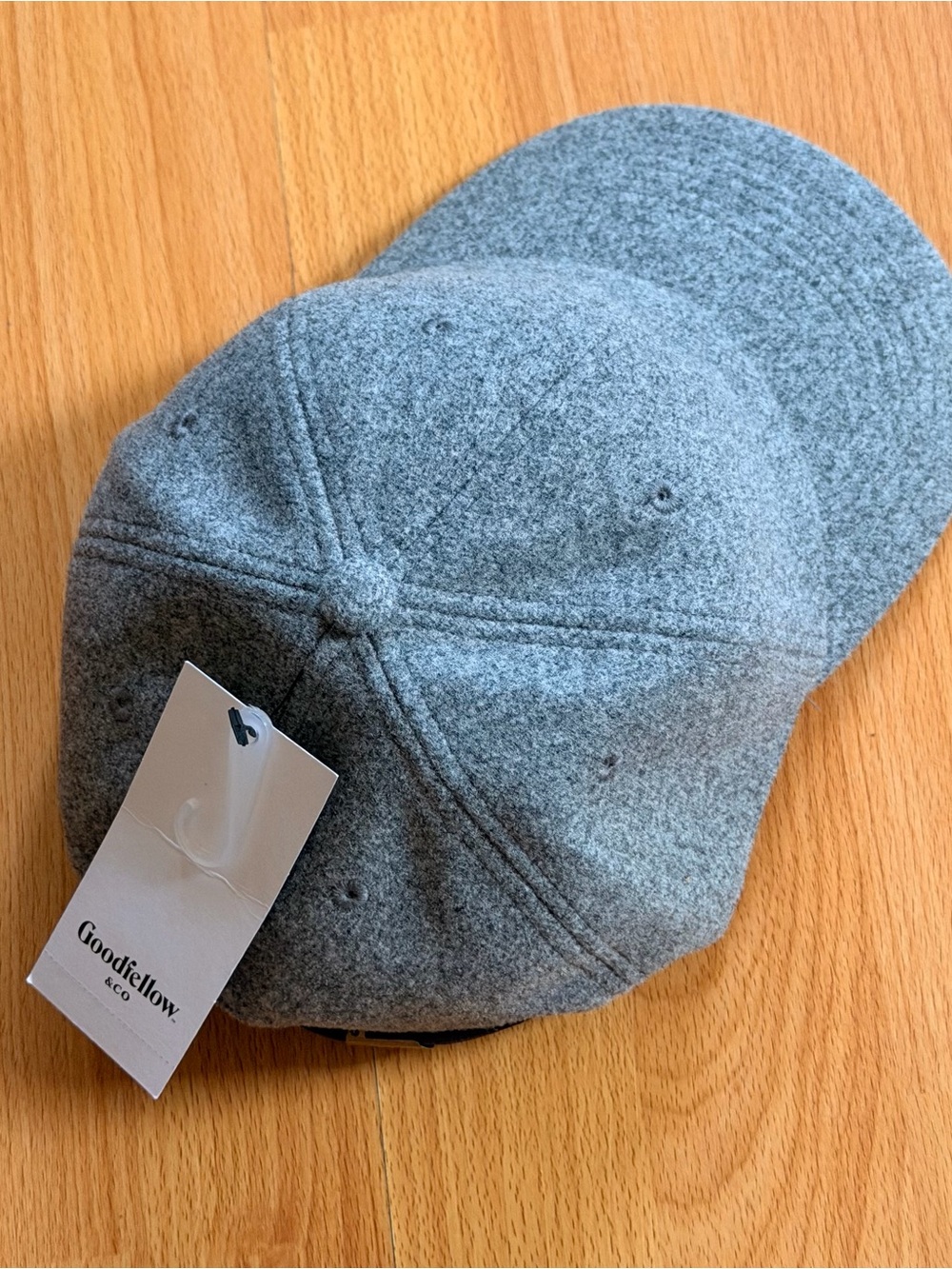 Goodfellow & Co Heather Gray Wool-Blend Baseball Cap